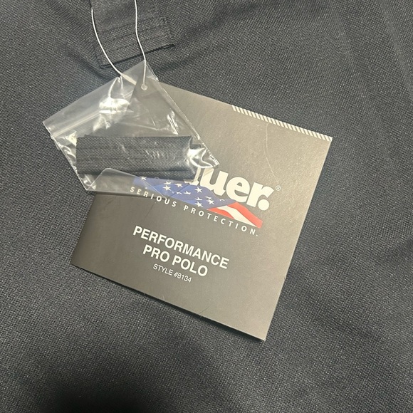 Blauer Performance Pro Polo Shirt Men’s XL Regular Dark Navy LOGO NWT - Picture 6 of 10